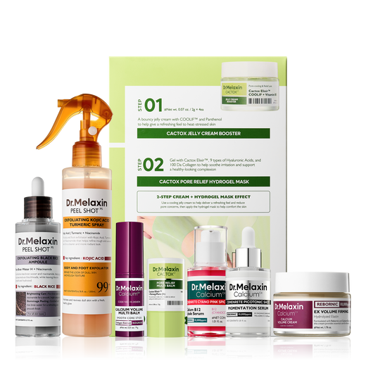 Set de lifting facial y brillo con colágeno de 8 pasos